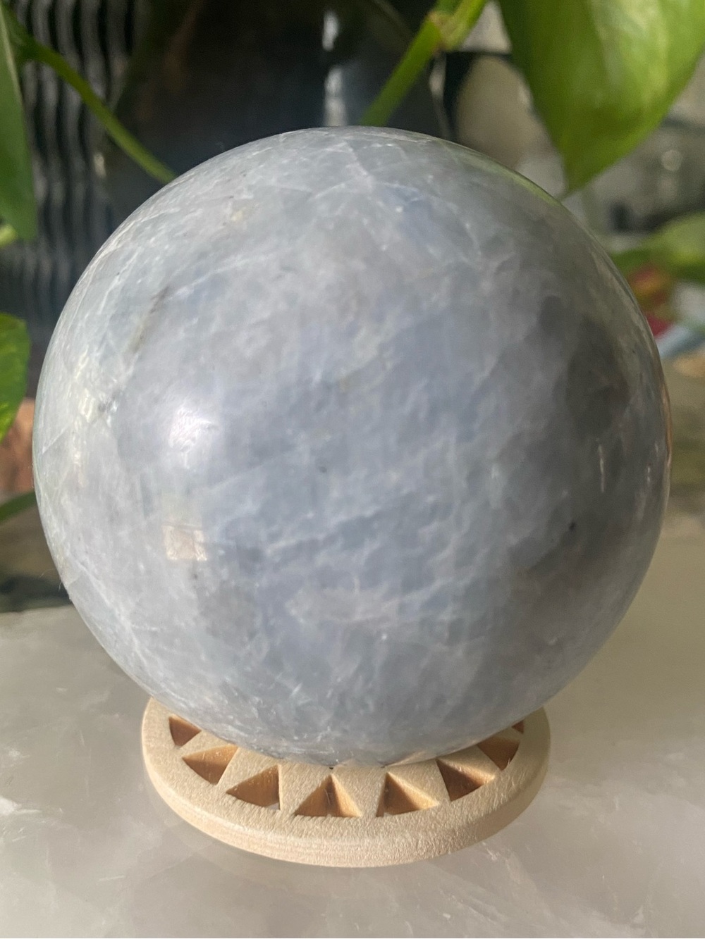 💙✨ MOODY BLUE CELESTITE SPHERE ✨💙